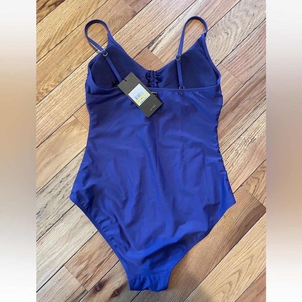 Jones New York Women's Size Medium One-Piece Swimsuit Navy Blue New With Tags - Picture 7 of 15